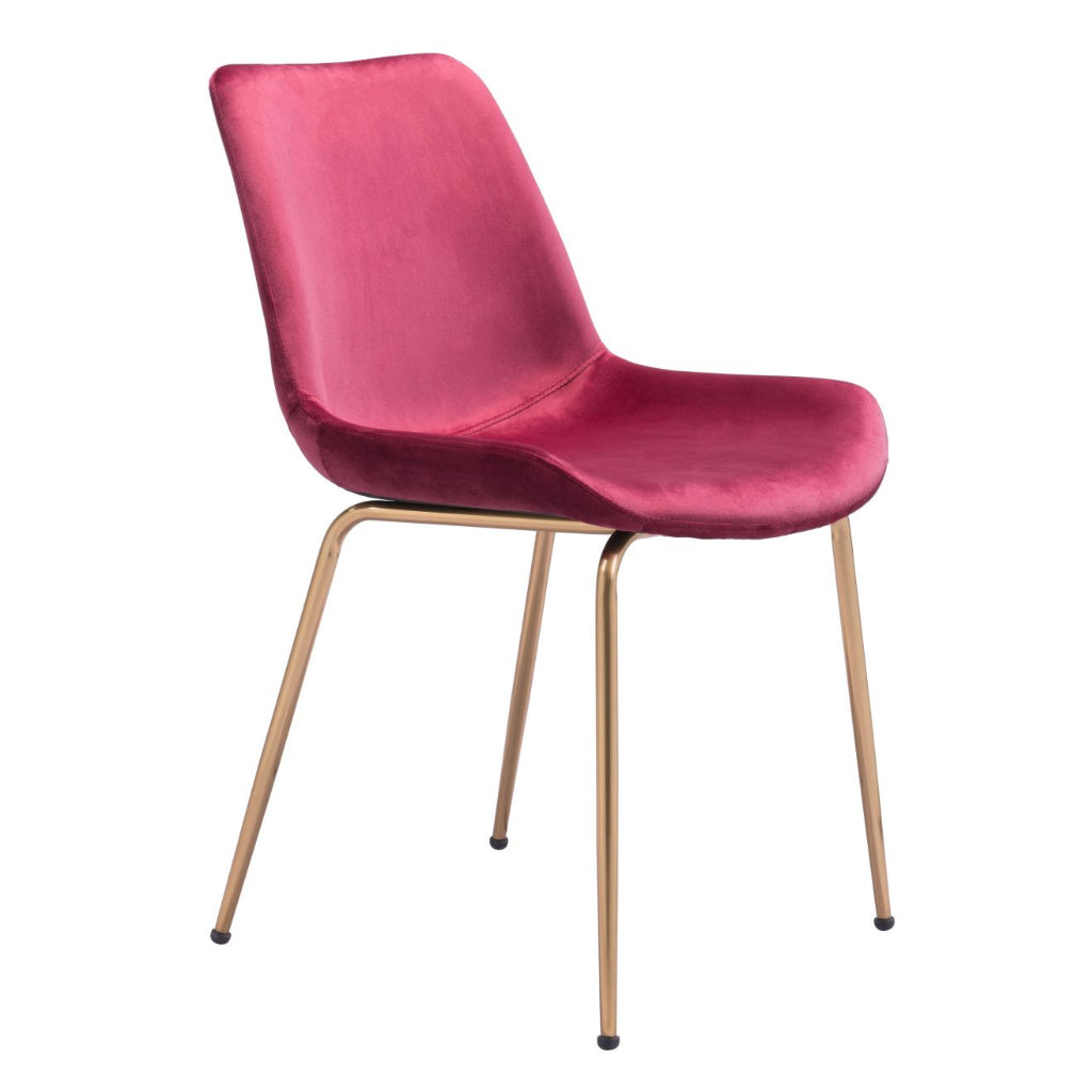 Modern-Boho Velvet Dining Chair