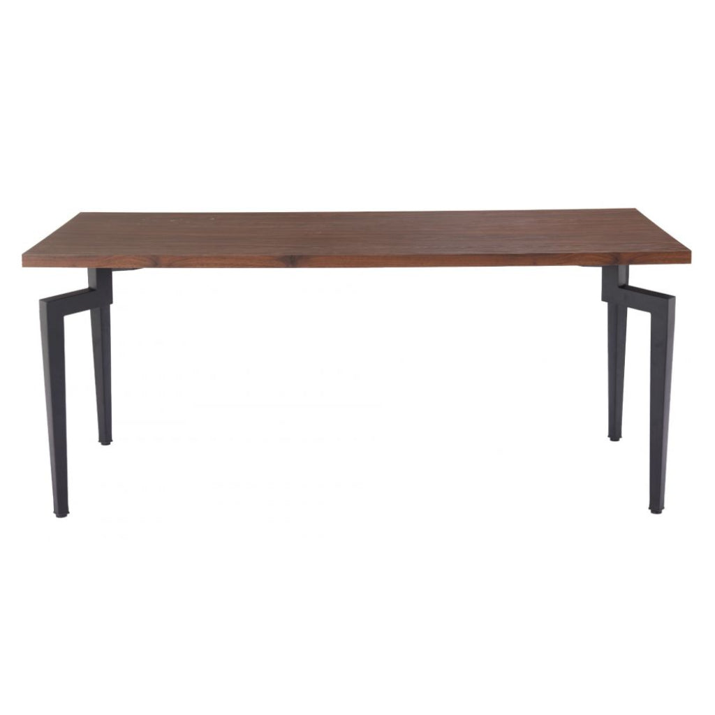 Industrial Walnut Dining Table
