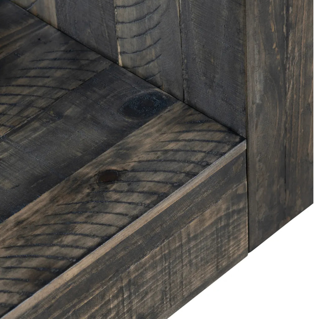 3-Tier Rustic Bookcase