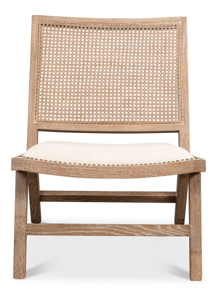 Cane Boho Sling Chair