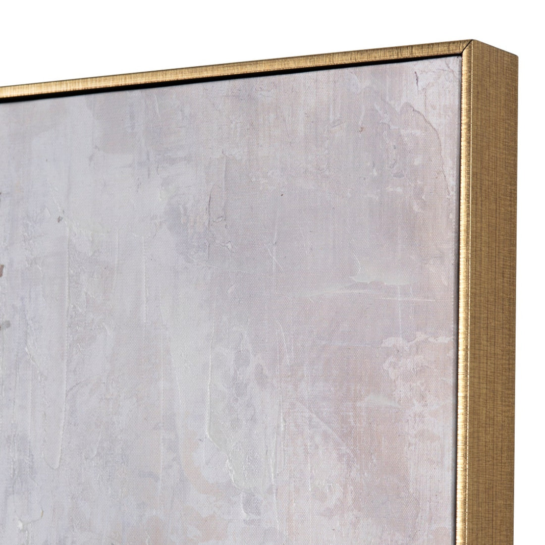 Abstract with Gold Foil Embellishments Wall Art