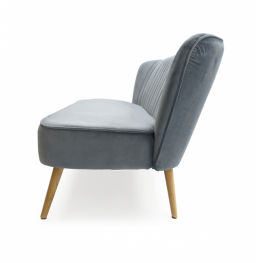 Moda Blue Velvet Bench