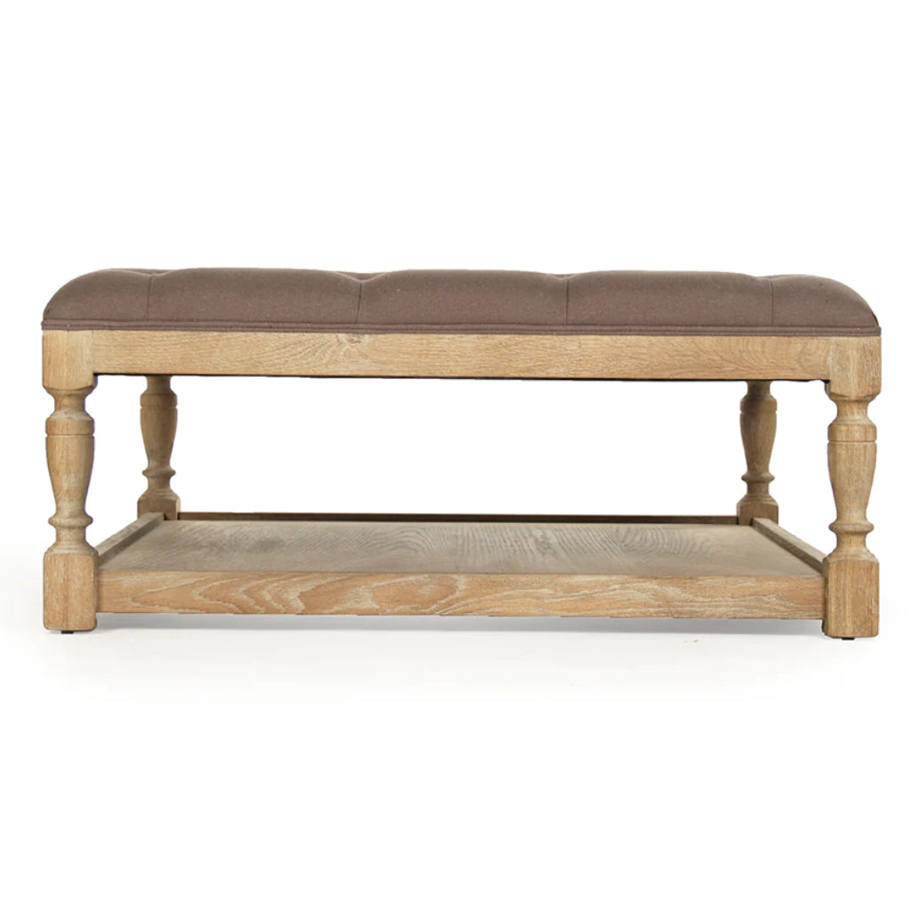 French Classic Tufted Ottoman