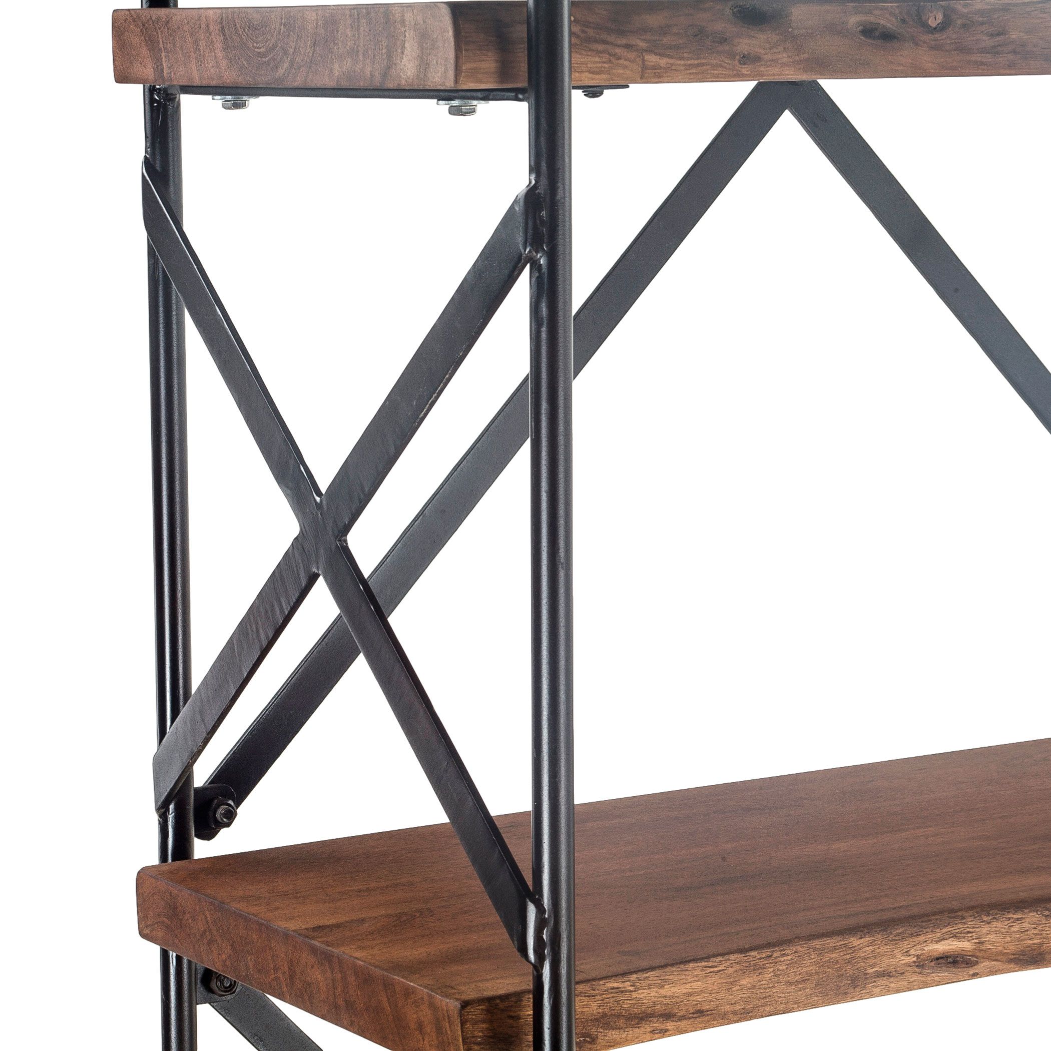 Raw Walnut Tall Bookshelf