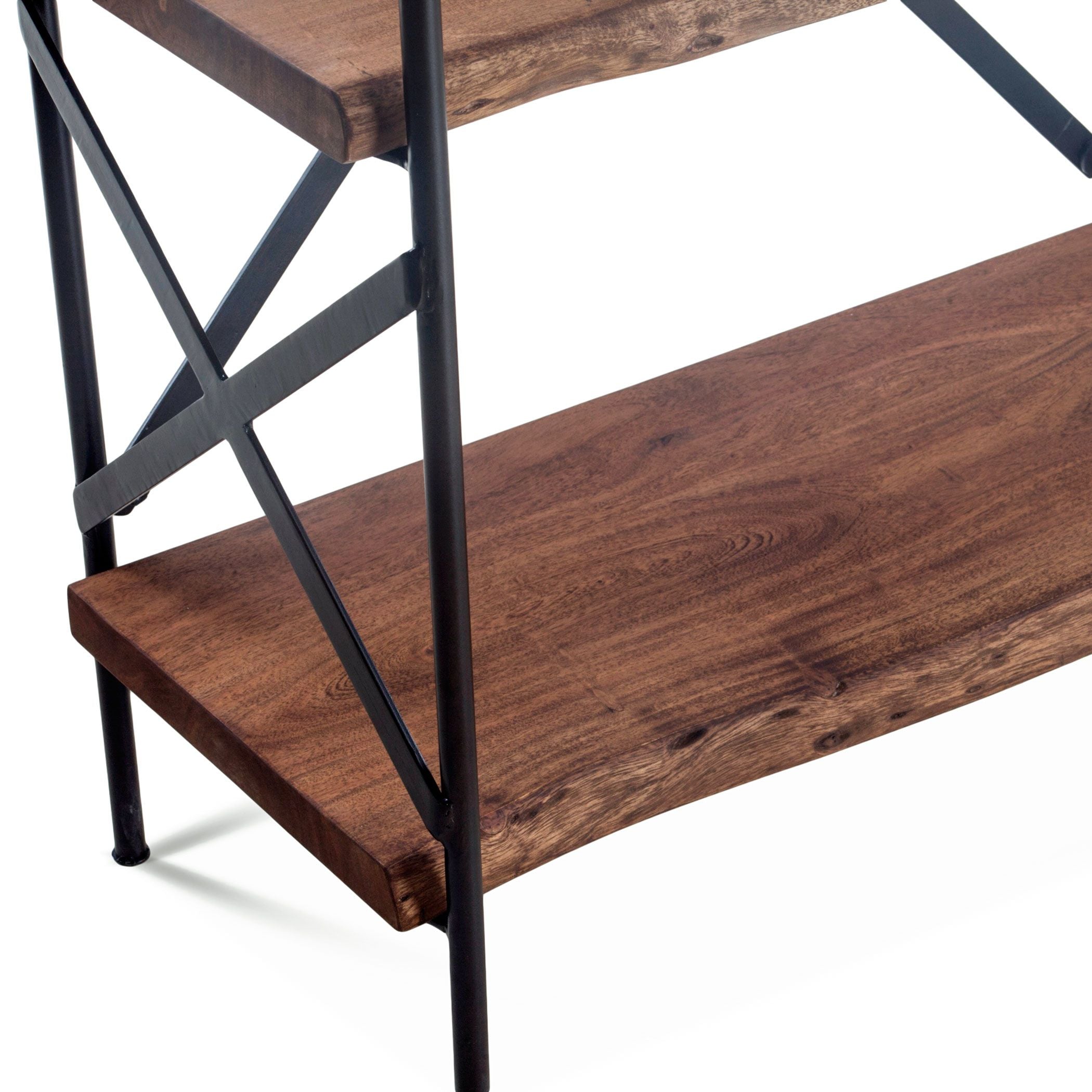 Raw Walnut Tall Bookshelf