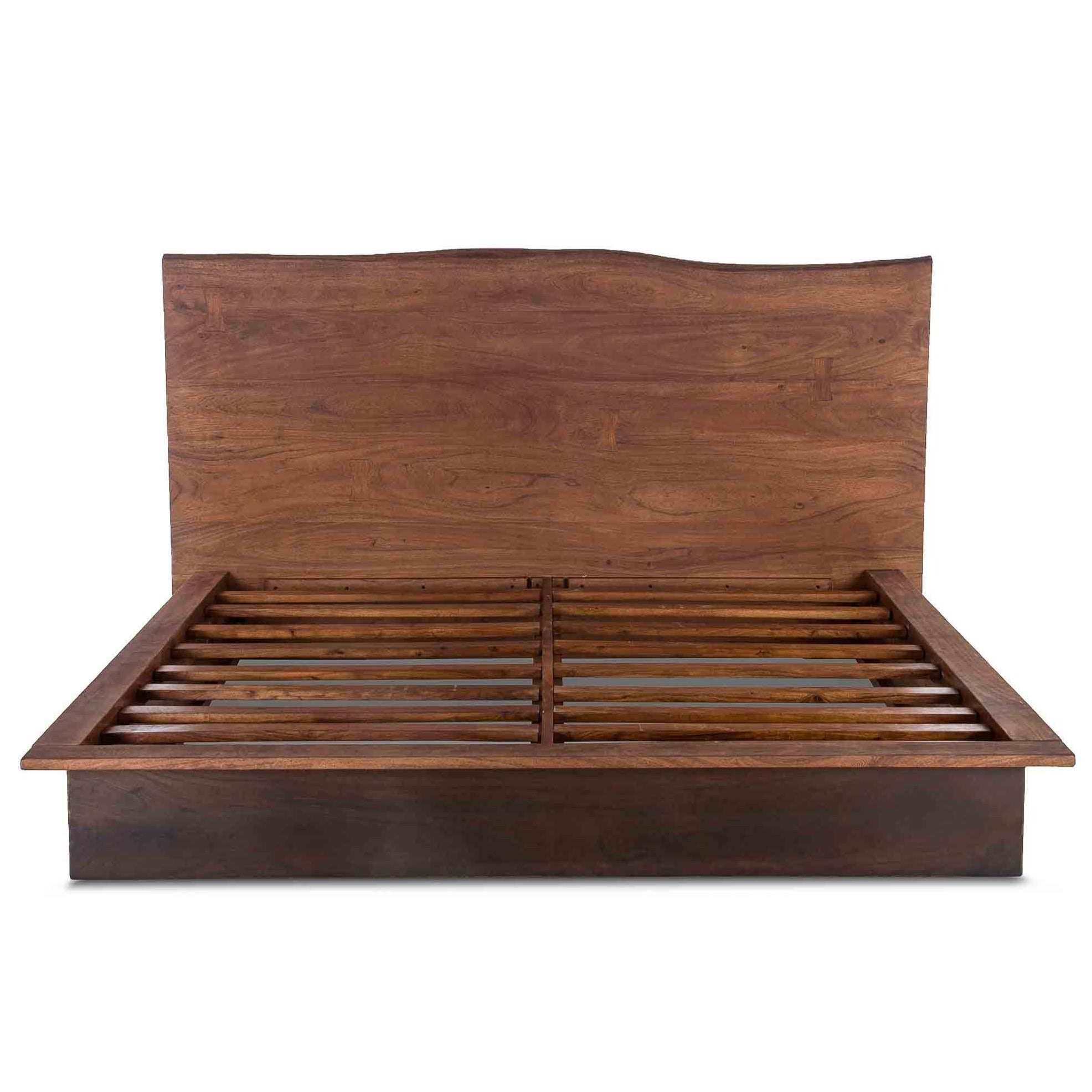 San Marino Rustic Wood Platform Bed
