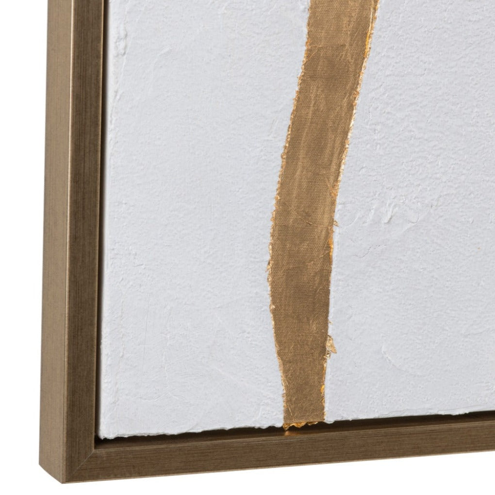 Abstract Gold Pattern Wall Art