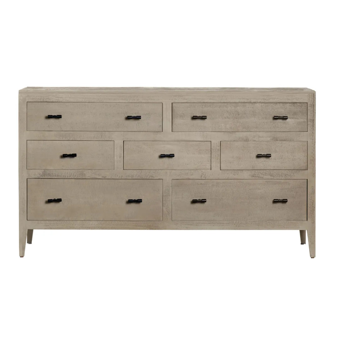 Natural Multi-Drawer Chest in a Wooden Gray