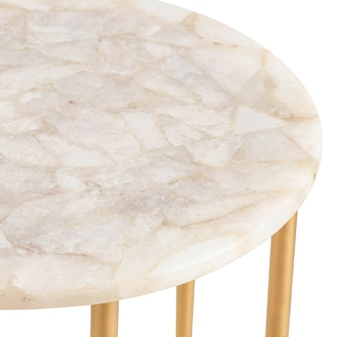 Round Six Legs Accent Table