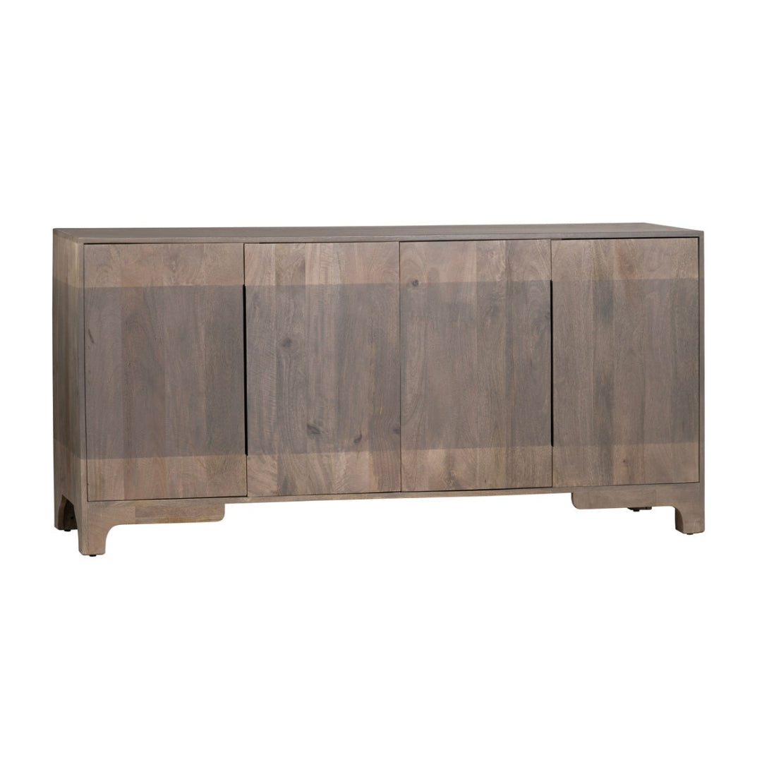 Two-Tone Gray 4-Door Sideboard