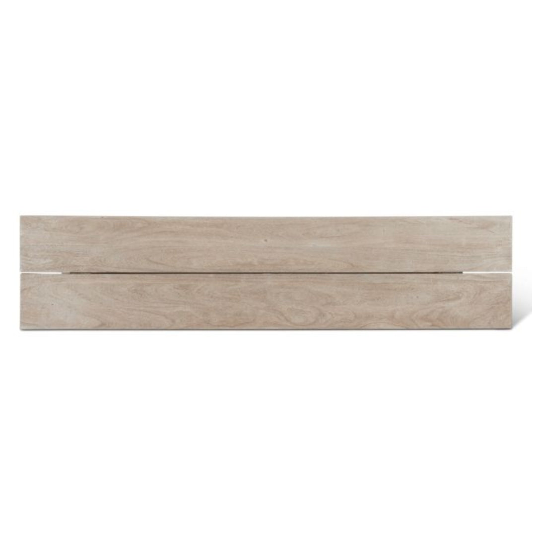 Matte Driftwood Console Table