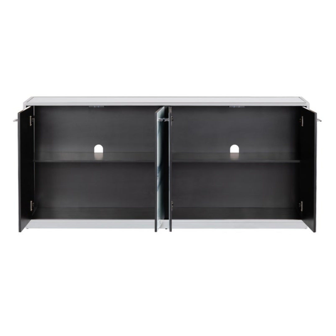 Modern Coastal Abstract Design Sideboard