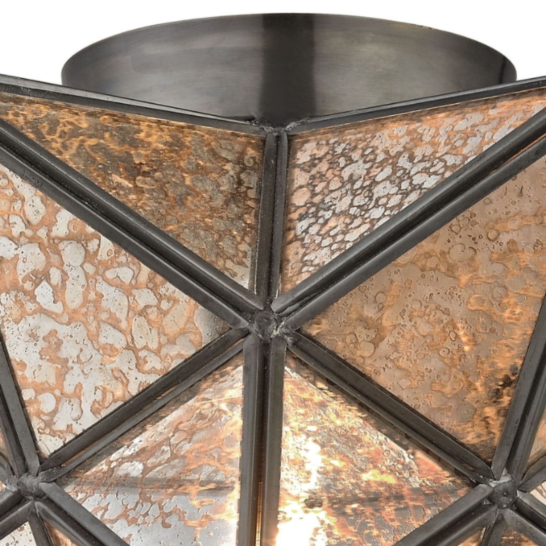 Moravian Star Flush Mount Ceiling Light