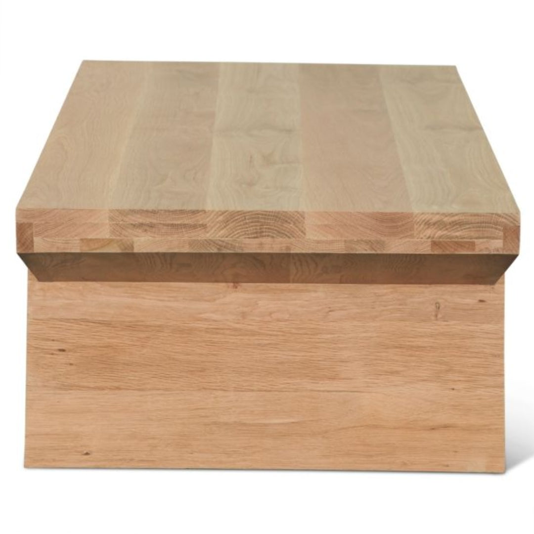 Modern Natural Oak Coffee Table
