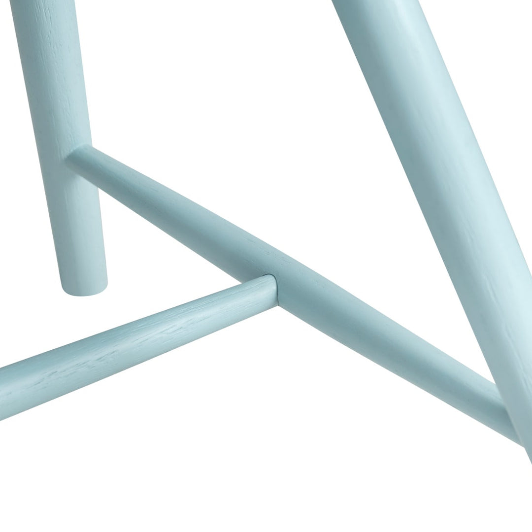 Parker Light Blue Slat Back Dining Chair - Pair