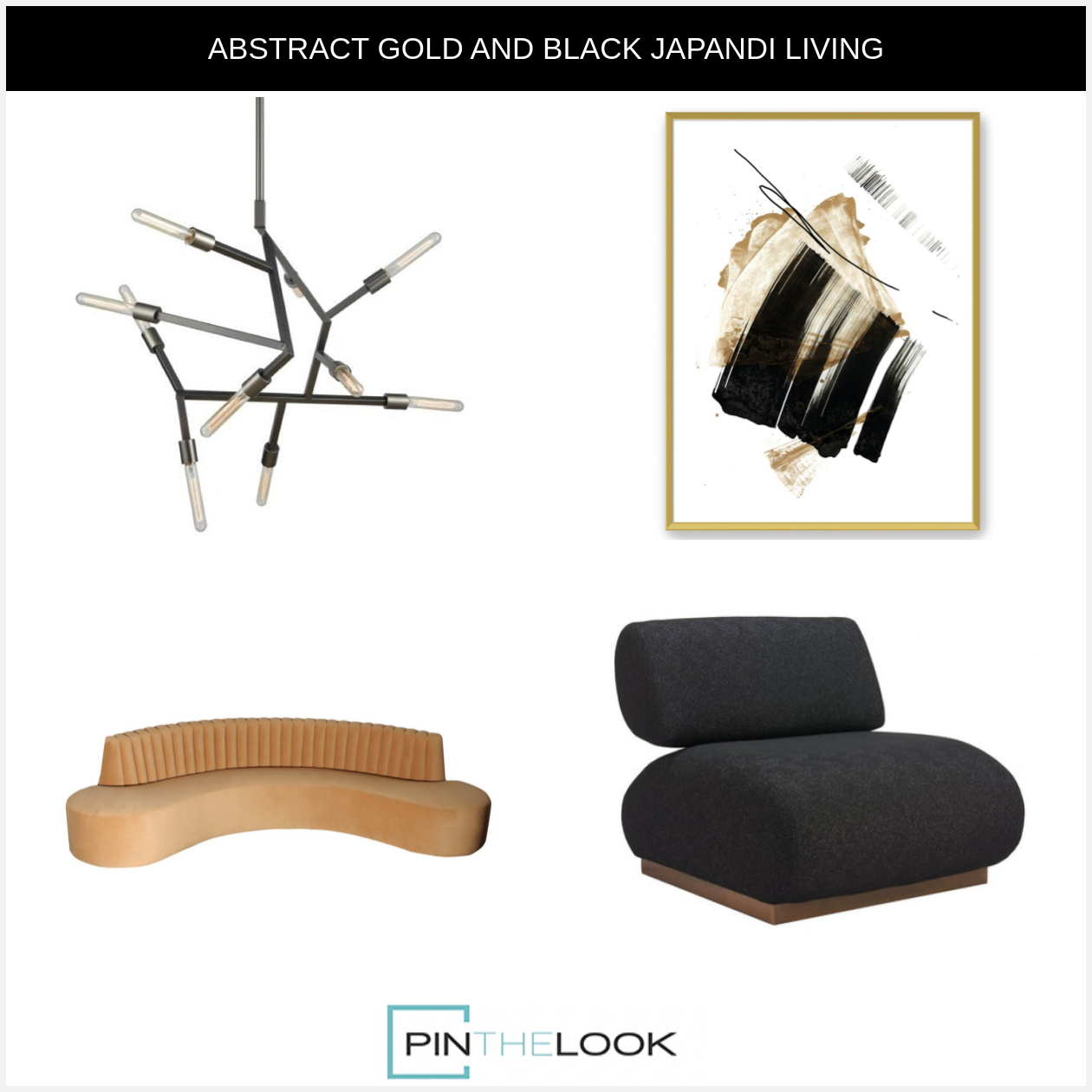 Modern & Art Black Accent Chair