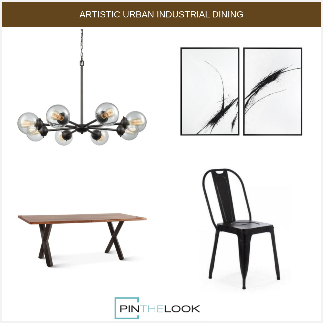 2-Set Abstract Ink Stained Wall Art