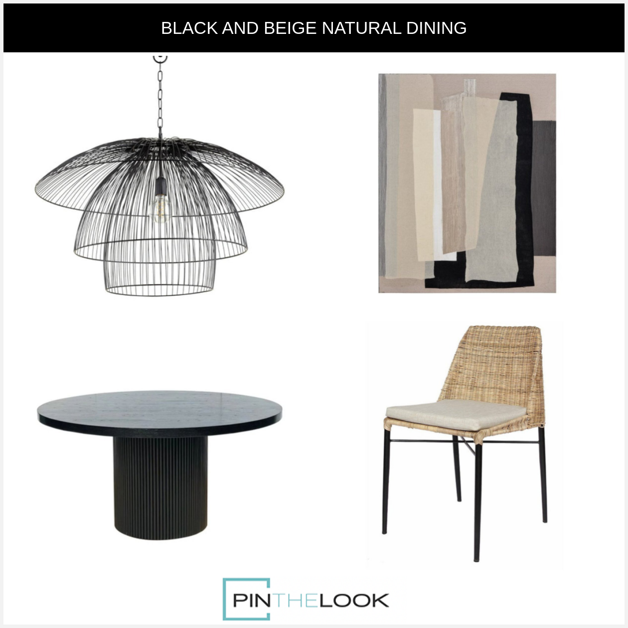Three-Tier Matte Black Pendant Light