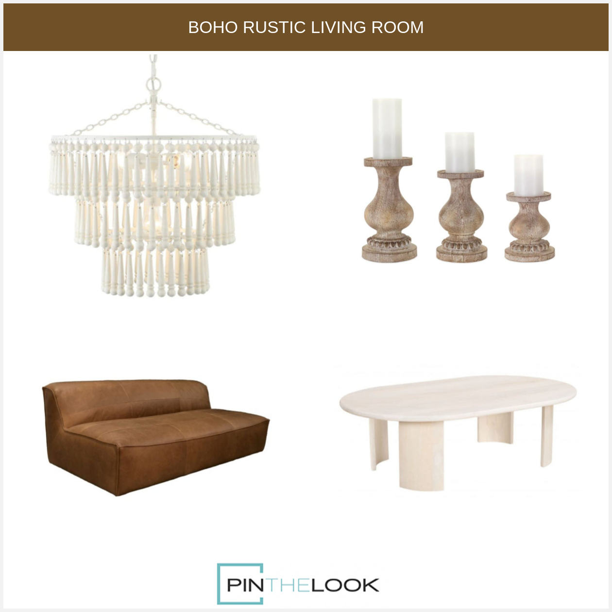 Warm Tone Natural Coffee Table