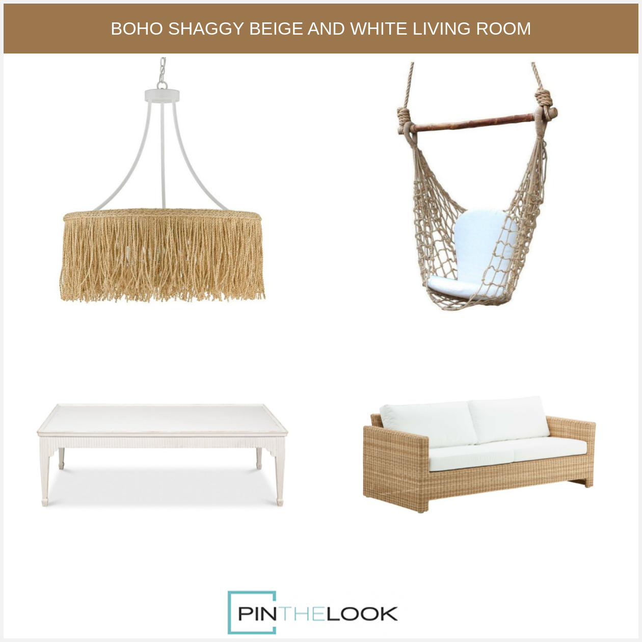 Boho Hanging Net Swing Chair