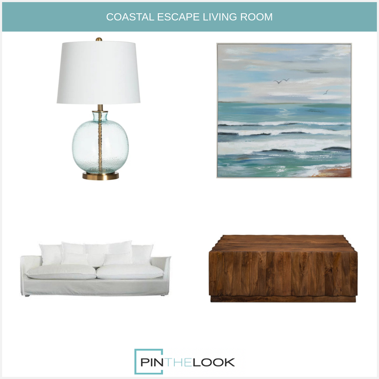 Rustic Barn Wood Square Coffee Table