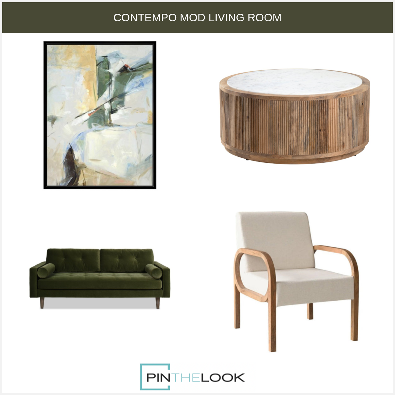 Coastal Round Coffee Table