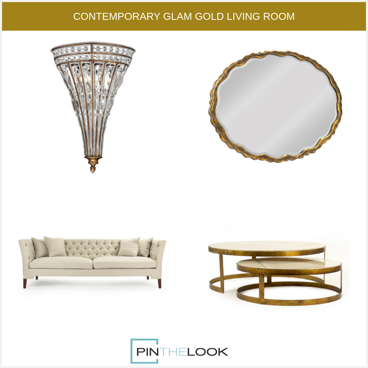 Nesting Round Marble Coffee Table