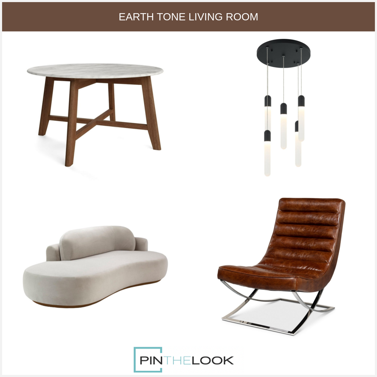 Newark Brown Cowhide Lounge