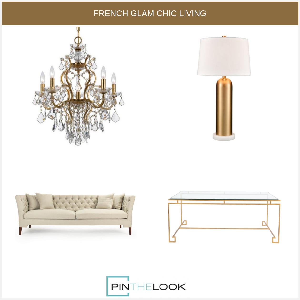Parallel Gold Coffee Table