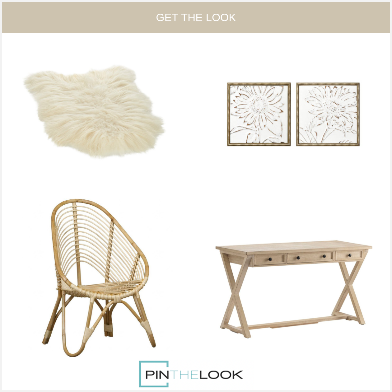 Natural Wood Trestle X-Base Desk