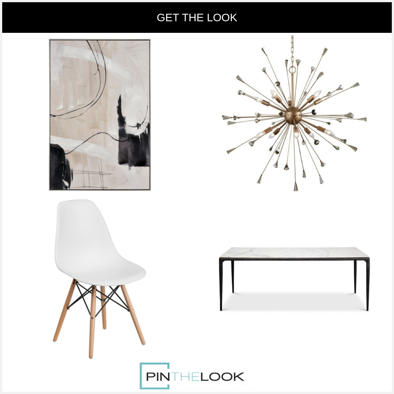 Marble Top Forged Iron Base Dining Table