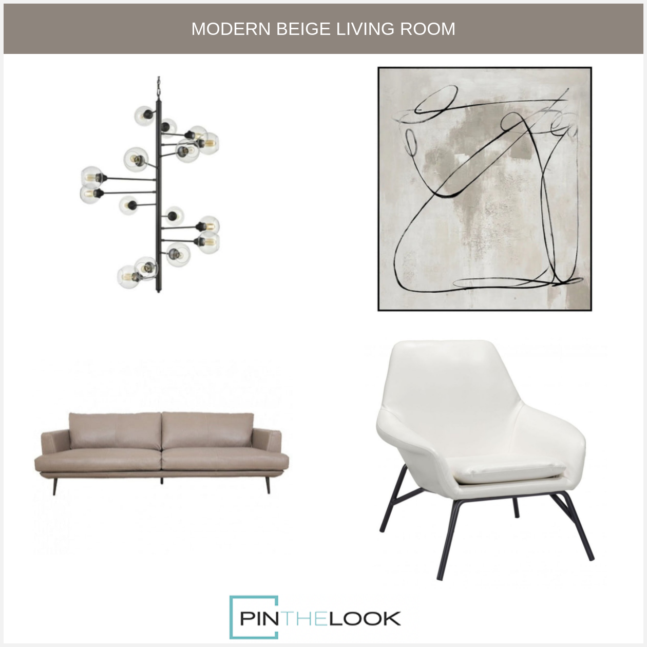 Moderna Grain Leather Sofa