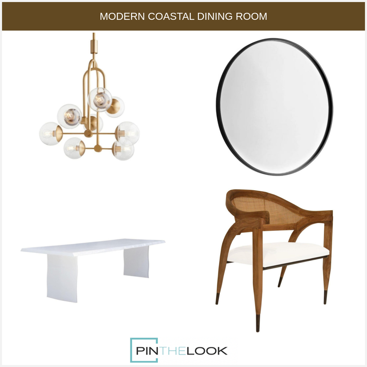 8-Light Aged Brass Chandelier