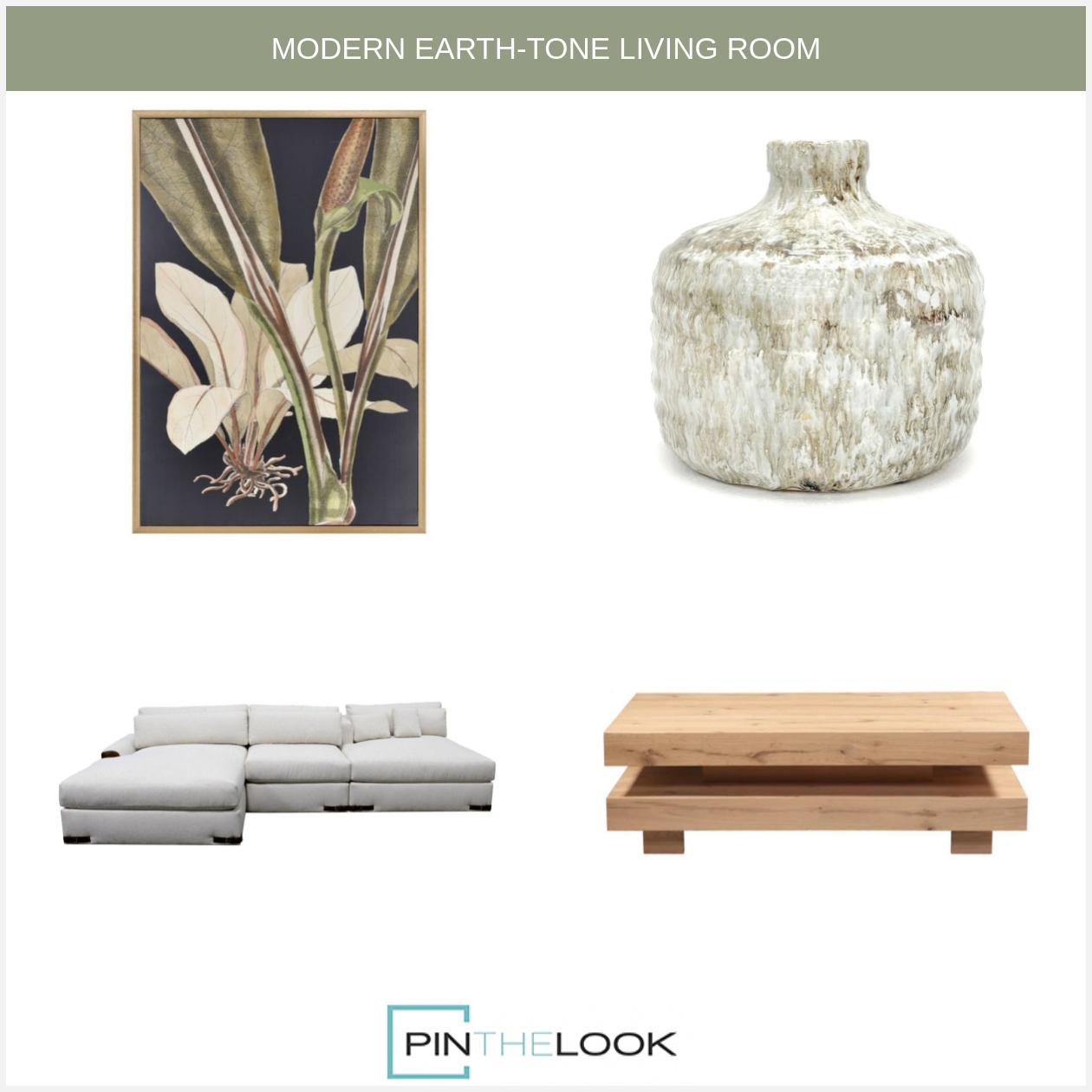 Modern Tiered Oak Coffee Table