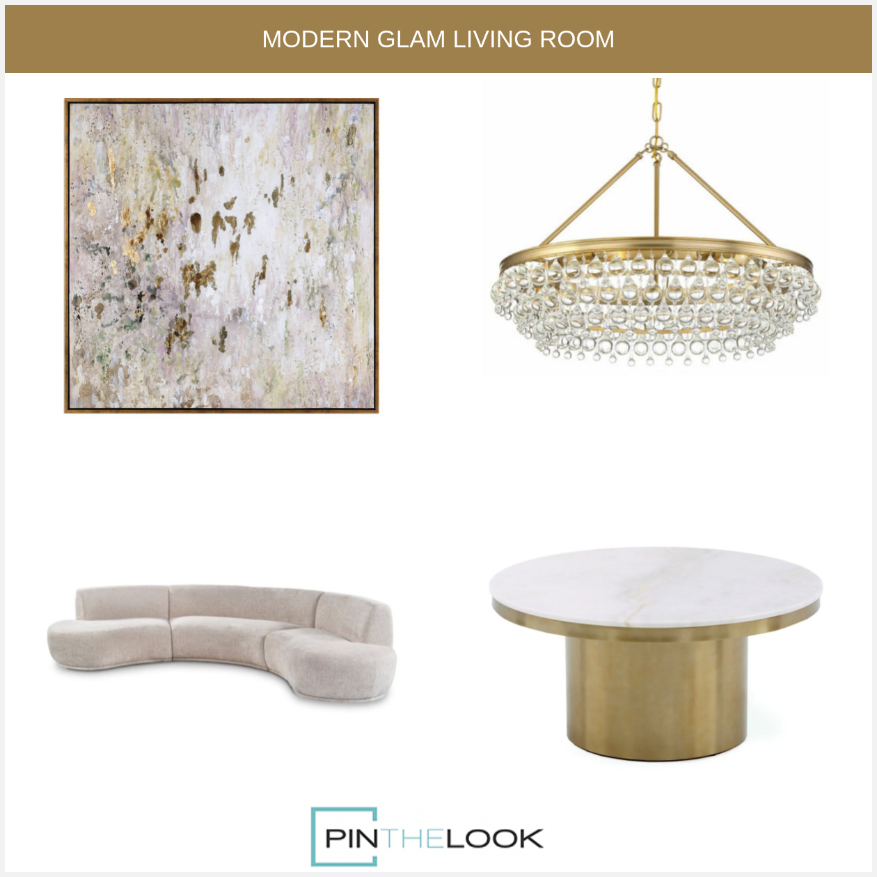 6-Light Teardrop Crystal Chandelier