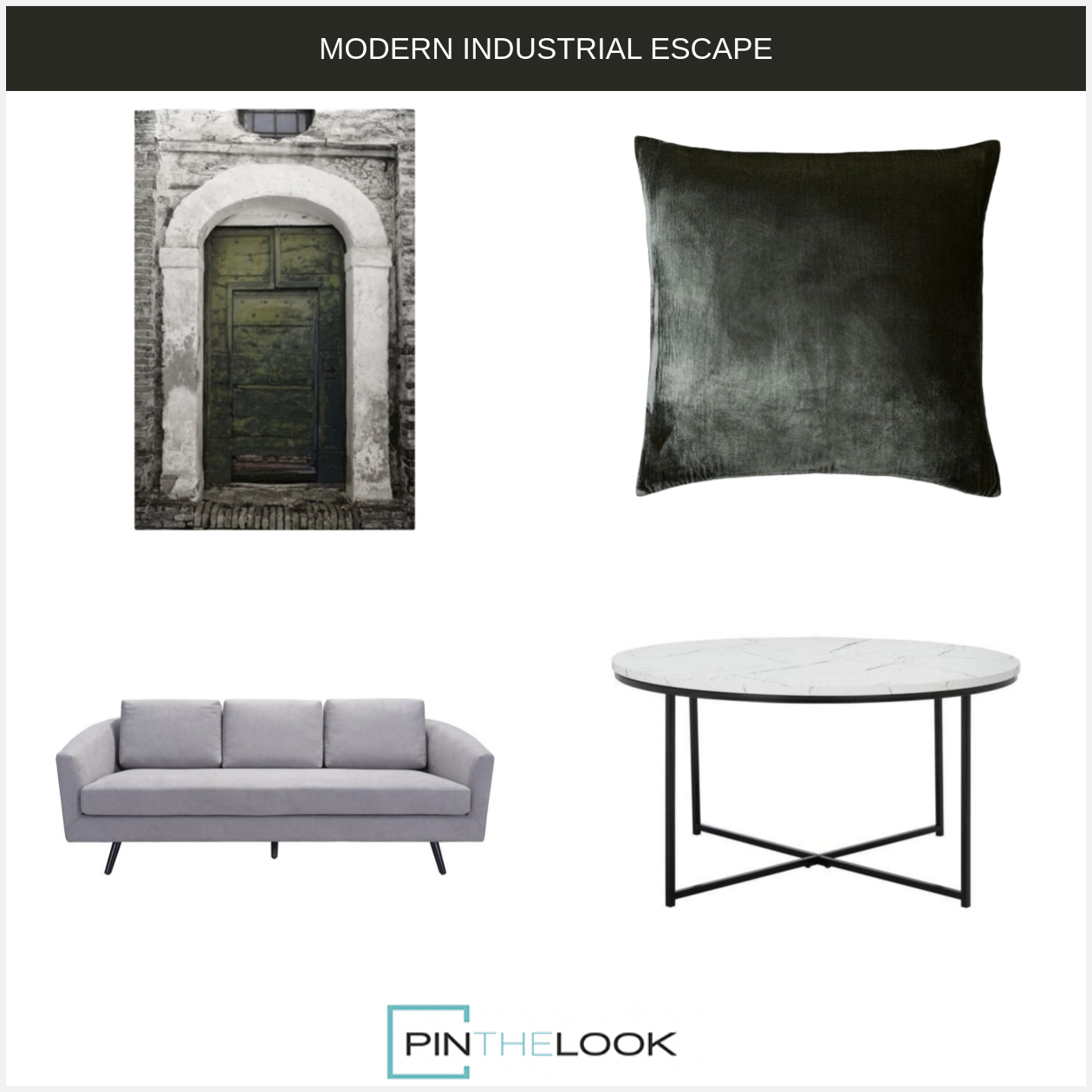 Divinity Gray Velvet Sofa