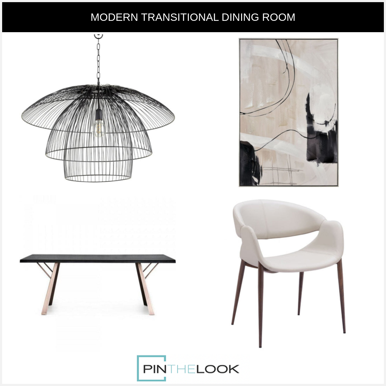 Three-Tier Matte Black Pendant Light