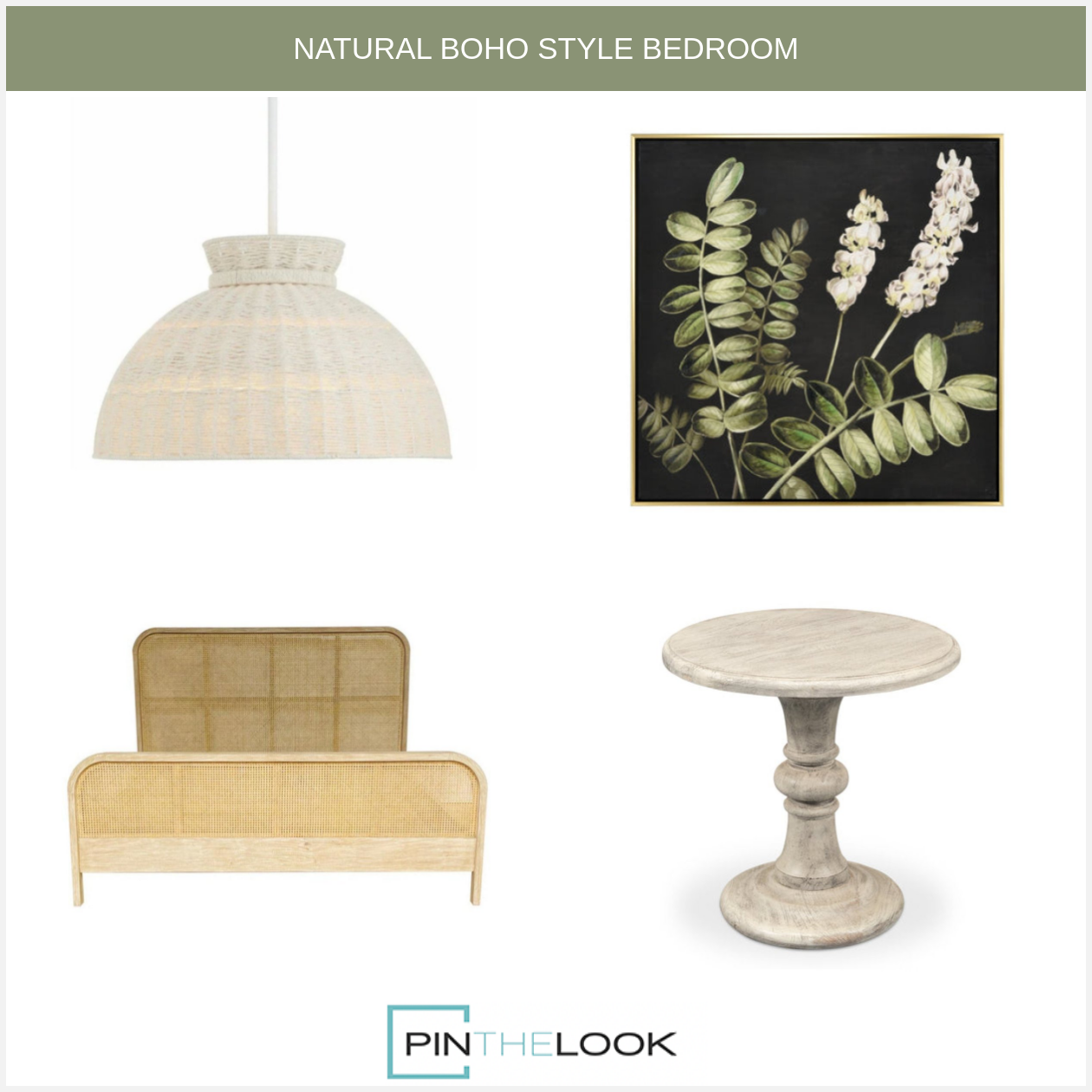 French Style Natural Accent Table