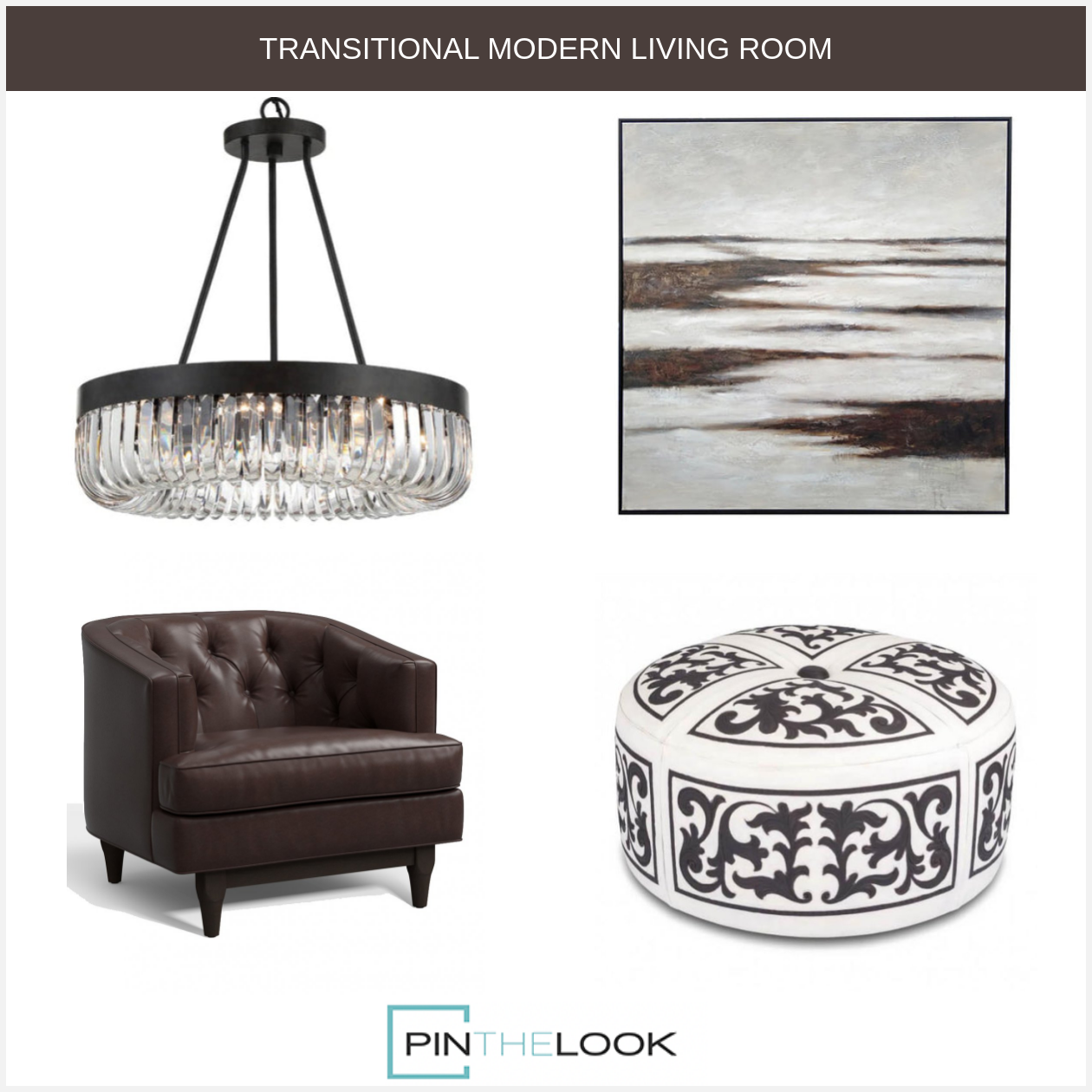 Modern Curved Crystal Chandelier