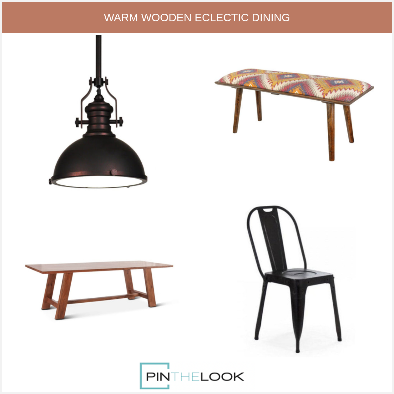 Cinnamon Brown Dining Table