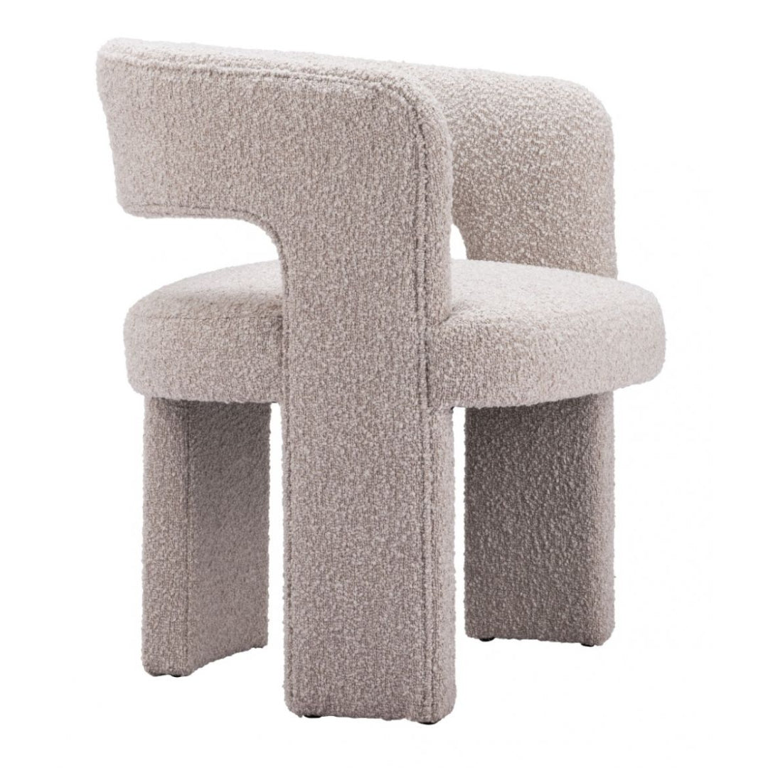 Modern Sandy Beige Accent Chair