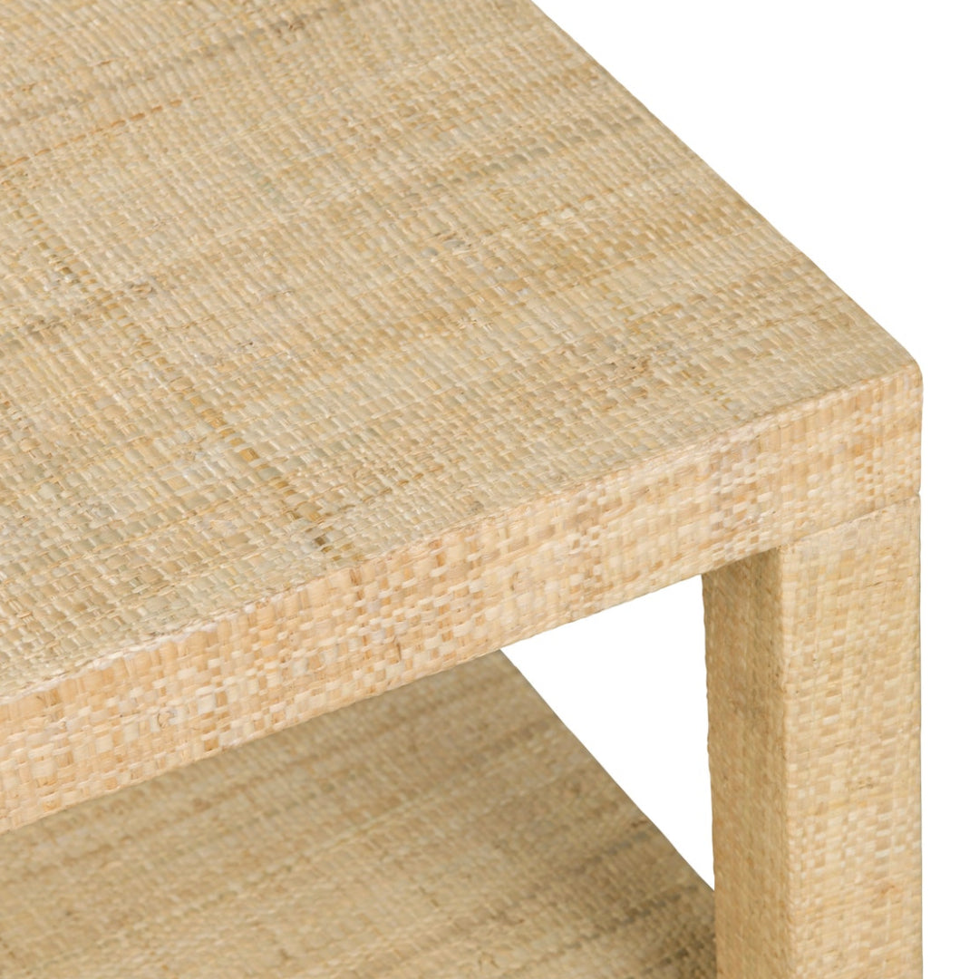 Coastal Raffia Cocktail Table