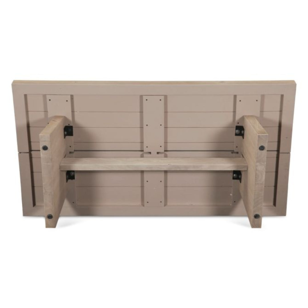 Modern Matte Driftwood Coffee Table