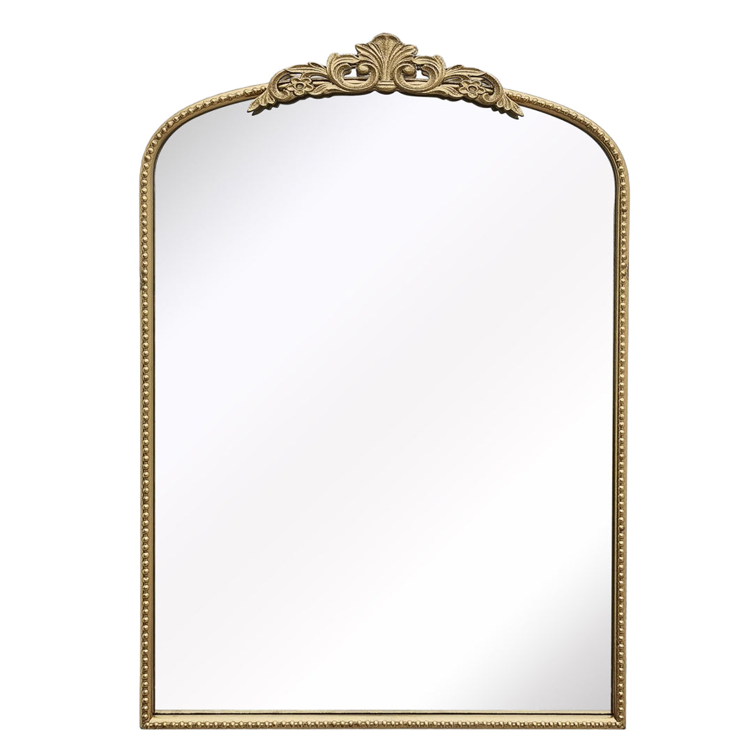 Gold Applique Arch Mirror