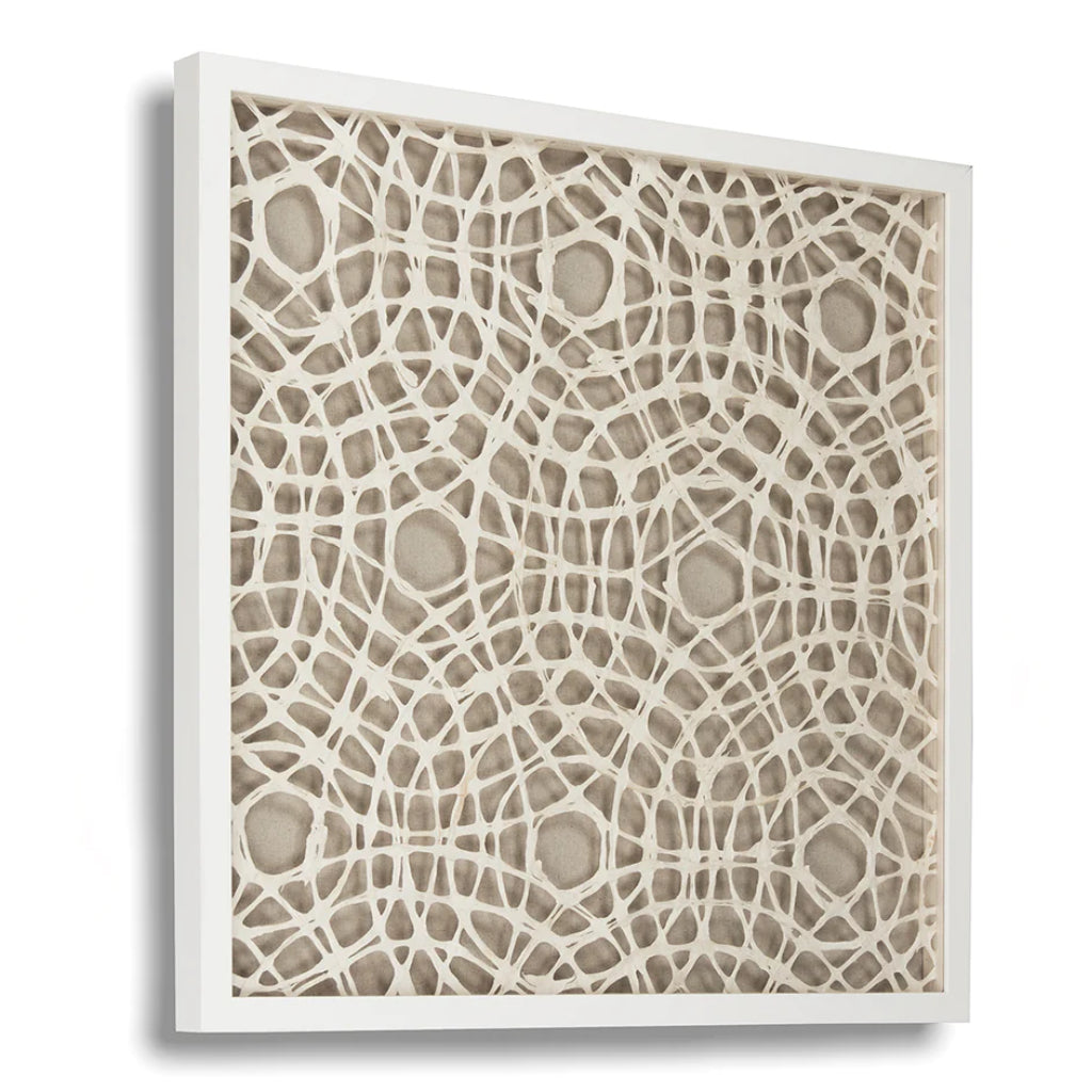 Handmade Abstract Paper Framed Art