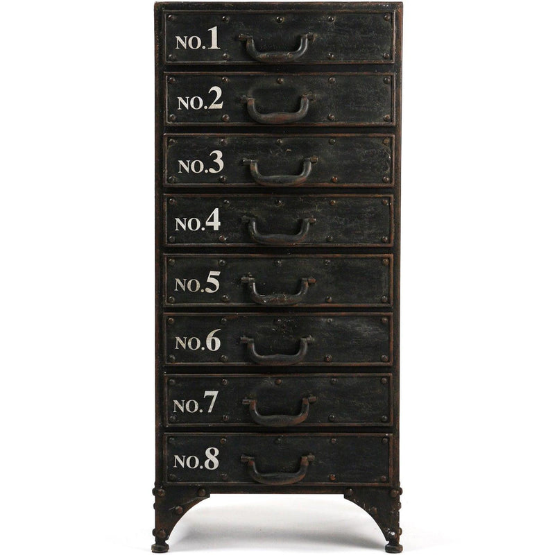 Black Industrial Chic Chest
