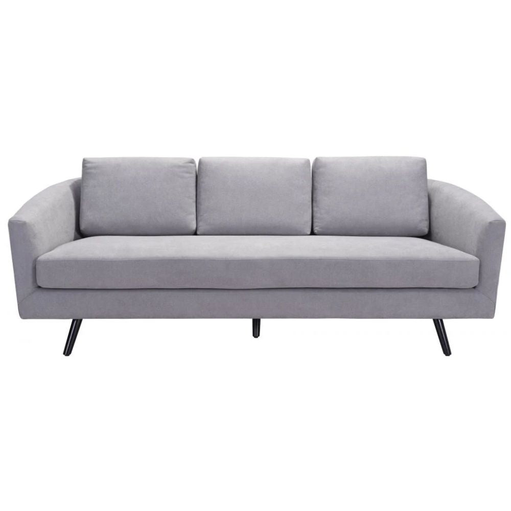 Divinity Gray Velvet Sofa