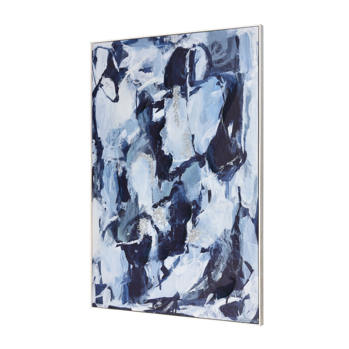 Blue Flush Abstract Wall Art
