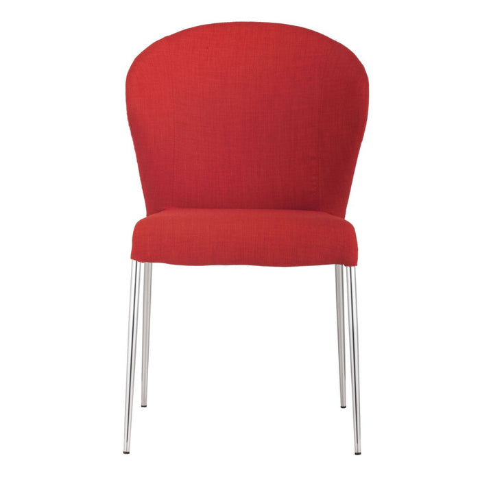 Retro Look Tangerine Dining Chair