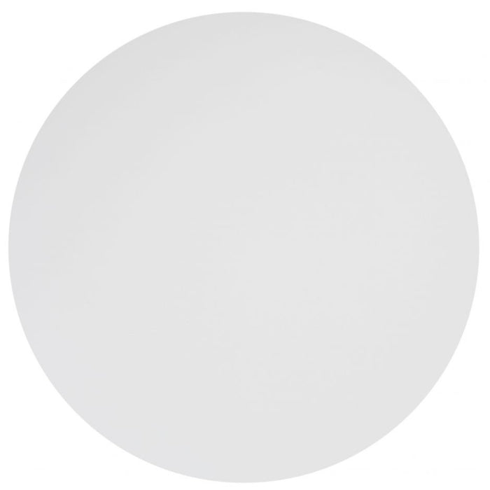 Round All-White Dining Table